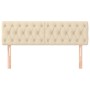 Kopfteile 2 Einheiten aus cremefarbenem Stoff 72x7x78/88 cm von , Kopf- und Fußteile - Ref: Foro24-346345, Preis: 78,99 €, Ra...