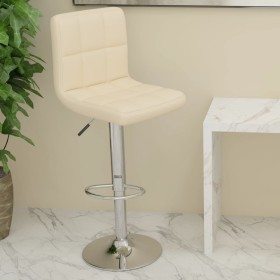 Küchenhocker aus cremefarbenem Kunstleder von , Küchenhocker - Ref: Foro24-334223, Preis: 79,45 €, Rabatt: %
