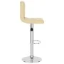 Cream-colored synthetic leather kitchen stool by , Kitchen stools - Ref: Foro24-334223, Price: 79,45 €, Discount: %