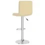 Cream-colored synthetic leather kitchen stool by , Kitchen stools - Ref: Foro24-334223, Price: 79,45 €, Discount: %