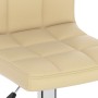 Küchenhocker aus cremefarbenem Kunstleder von , Küchenhocker - Ref: Foro24-334223, Preis: 79,45 €, Rabatt: %