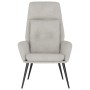 Hellgrauer Relaxsessel aus Wildlederimitat von , Sessel - Ref: Foro24-341281, Preis: 99,39 €, Rabatt: %