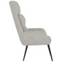 Hellgrauer Relaxsessel aus Wildlederimitat von , Sessel - Ref: Foro24-341281, Preis: 99,39 €, Rabatt: %