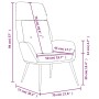 Hellgrauer Relaxsessel aus Wildlederimitat von , Sessel - Ref: Foro24-341281, Preis: 99,39 €, Rabatt: %