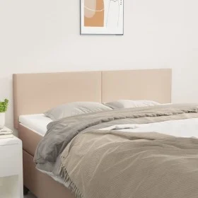 Headboards 2 units cappuccino synthetic leather 72x5x78/88 cm by , Headboards and footboards - Ref: Foro24-345797, Price: 50,...