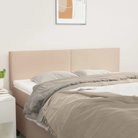 Cabeceros 2 unidades cuero sintético capuchino 72x5x78/88 cm de , Cabeceros y pies de cama - Ref: Foro24-345797, Precio: 50,1...