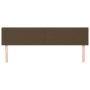 Headboards 2 units of dark brown fabric 100x5x78/88 cm by , Headboards and footboards - Ref: Foro24-345847, Price: 60,12 €, D...