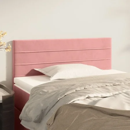 Cabecero de terciopelo rosa 90x5x78/88 cm de , Cabeceros y pies de cama - Ref: Foro24-346129, Precio: 39,20 €, Descuento: %