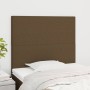 Kopfteile 2 Einheiten aus dunkelbraunem Stoff 90x5x78/88 cm von , Kopf- und Fußteile - Ref: Foro24-3116037, Preis: 51,68 €, R...