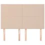 Headboards 4 units cappuccino synthetic leather 72x5x78/88 cm by , Headboards and footboards - Ref: Foro24-3116147, Price: 92...