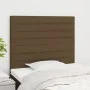 Kopfteile 2 Einheiten aus dunkelbraunem Stoff 80x5x78/88 cm von , Kopf- und Fußteile - Ref: Foro24-3116449, Preis: 52,94 €, R...