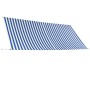 Einziehbare Markise 350x150 cm blau und weiß von vidaXL, Markisen - Ref: Foro24-143750, Preis: 59,39 €, Rabatt: %