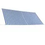 Toldo retráctil 350x150 cm azul y blanco de vidaXL, Toldos - Ref: Foro24-143750, Precio: 58,62 €, Descuento: %