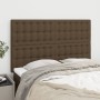 Kopfteile 4 Einheiten dunkelbrauner Stoff 72x5x78/88 cm von , Kopf- und Fußteile - Ref: Foro24-3116767, Preis: 107,10 €, Raba...