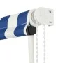 Toldo retráctil 350x150 cm azul y blanco de vidaXL, Toldos - Ref: Foro24-143750, Precio: 58,62 €, Descuento: %