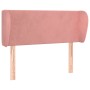 Kopfteil aus rosa Samt, 93 x 23 x 78/88 cm von , Kopf- und Fußteile - Ref: Foro24-3116905, Preis: 50,29 €, Rabatt: %