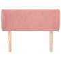 Kopfteil aus rosa Samt, 93 x 23 x 78/88 cm von , Kopf- und Fußteile - Ref: Foro24-3116905, Preis: 50,29 €, Rabatt: %