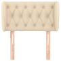 Cream fabric headboard 83x23x78/88 cm by , Headboards and footboards - Ref: Foro24-3117459, Price: 56,37 €, Discount: %
