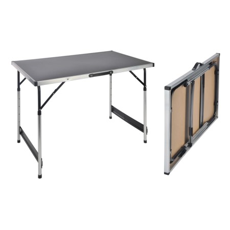 HI Mesa plegable de aluminio 100x60x94 cm