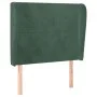 Kopfteil mit dunkelgrünen Samtohren 83x23x118/128 cm von , Kopf- und Fußteile - Ref: Foro24-3117709, Preis: 84,55 €, Rabatt: %