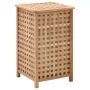 Cesto para ropa sucia madera maciza de nogal 39x39x65 cm de vidaXL, Cestas para ropa - Ref: Foro24-247603, Precio: 94,74 €, D...