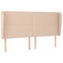 Kopfteil mit Ohren, Cappuccino-Kunstleder, 203 x 23 x 118/128 cm von , Kopf- und Fußteile - Ref: Foro24-3117789, Preis: 130,5...