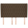 Headboard with dark brown fabric ears 163x23x118/128 cm by , Headboards and footboards - Ref: Foro24-3118301, Price: 165,90 €...