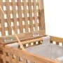 Cesto para ropa sucia madera maciza de nogal 39x39x65 cm de vidaXL, Cestas para ropa - Ref: Foro24-247603, Precio: 94,74 €, D...