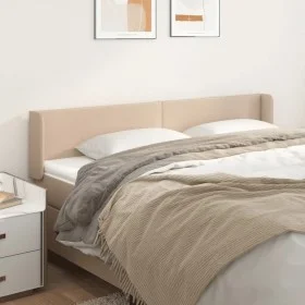 Cappuccino synthetic leather headboard 163x16x78/88 cm by , Headboards and footboards - Ref: Foro24-3118589, Price: 64,35 €, ...