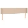 Kopfteil aus Cappuccino-Kunstleder, 163 x 16 x 78/88 cm von , Kopf- und Fußteile - Ref: Foro24-3118589, Preis: 64,35 €, Rabat...