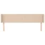 Kopfteil aus Cappuccino-Kunstleder, 163 x 16 x 78/88 cm von , Kopf- und Fußteile - Ref: Foro24-3118589, Preis: 64,35 €, Rabat...