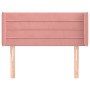 Rosa Samtkopfteil 93x16x78/88 cm von , Kopf- und Fußteile - Ref: Foro24-3118949, Preis: 50,70 €, Rabatt: %