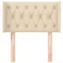 Cabecero de tela color crema 83x16x78/88 cm de , Cabeceros y pies de cama - Ref: Foro24-3119083, Precio: 49,42 €, Descuento: %