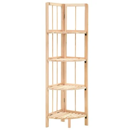 Cedar wood corner shelf 27x27x110 cm by vidaXL, Bookcases and shelves - Ref: Foro24-246435, Price: 39,76 €, Discount: %
