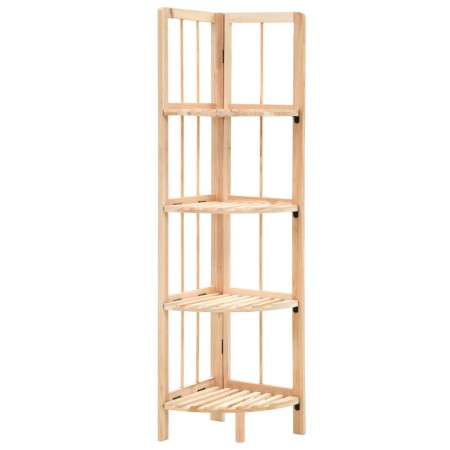Eckregal aus Zedernholz 27x27x110 cm von vidaXL, Bücherregale und Regale - Ref: Foro24-246435, Preis: 37,55 €, Rabatt: %