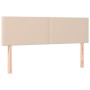 Kopfteil mit LED-Kunstleder in der Farbe Cappuccino, 144 x 5 x 78/88 cm von , Kopf- und Fußteile - Ref: Foro24-3121427, Preis...