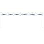 Einziehbare Markise 400x150 cm blau und weiß von vidaXL, Markisen - Ref: Foro24-143751, Preis: 96,21 €, Rabatt: %