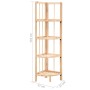 Eckregal aus Zedernholz 27x27x110 cm von vidaXL, Bücherregale und Regale - Ref: Foro24-246435, Preis: 37,55 €, Rabatt: %