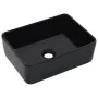 Washbasin 40x30x13 cm black ceramic by vidaXL, Sinks - Ref: Foro24-143920, Price: 68,28 €, Discount: %