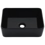 Waschbecken 40x30x13 cm aus schwarzer Keramik von vidaXL, Sinkt - Ref: Foro24-143920, Preis: 68,28 €, Rabatt: %