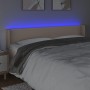 Kopfteil mit LED-Cappuccino-Kunstleder 163x16x78/88 cm von , Kopf- und Fußteile - Ref: Foro24-3123057, Preis: 68,92 €, Rabatt: %
