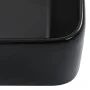 Washbasin 40x30x13 cm black ceramic by vidaXL, Sinks - Ref: Foro24-143920, Price: 68,28 €, Discount: %