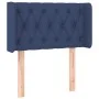 Blue fabric LED headboard 83x16x78/88 cm by , Headboards and footboards - Ref: Foro24-3123552, Price: 55,43 €, Discount: %
