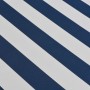 Manually operated folding awning 350 cm blue and white by vidaXL, Awnings - Ref: Foro24-275564, Price: 449,82 €, Discount: %