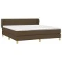 Boxspringbett mit dunkelbrauner Stoffmatratze 160x200 cm von , Betten und Lattenroste - Ref: Foro24-3126896, Preis: 487,45 €,...