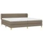 Boxspringbett mit taupegrauer Stoffmatratze 200x200 cm von , Betten und Lattenroste - Ref: Foro24-3126913, Preis: 633,80 €, R...