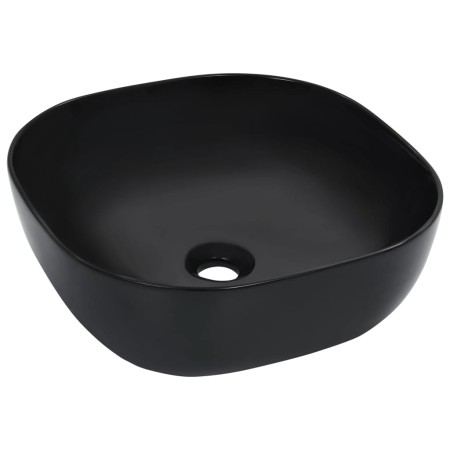 Waschbecken 42,5x42,5x14,5 cm schwarze Keramik von vidaXL, Sinkt - Ref: Foro24-143918, Preis: 70,29 €, Rabatt: %