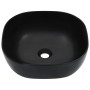 Waschbecken 42,5x42,5x14,5 cm schwarze Keramik von vidaXL, Sinkt - Ref: Foro24-143918, Preis: 70,29 €, Rabatt: %