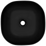 Lavabo 42,5x42,5x14,5 cm cerámica negro de vidaXL, Lavabos - Ref: Foro24-143918, Precio: 70,22 €