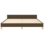 Bettgestell mit Kopfteil aus braunem Stoff 180x200 cm von , Betten und Lattenroste - Ref: Foro24-3124914, Preis: 221,70 €, Ra...